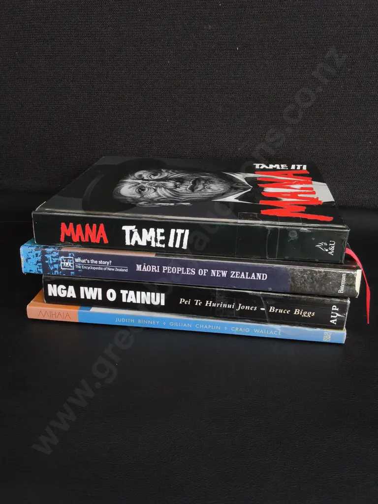 4 BOOKS ON MĀORI HISTORY AND CULTURE Image 1++