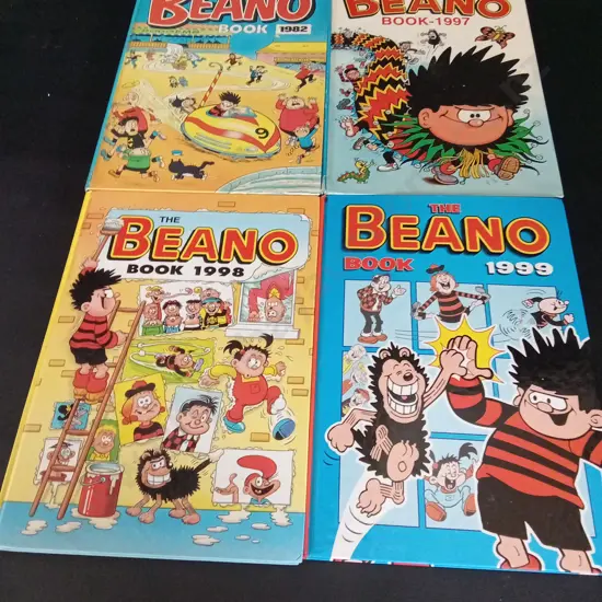 4 VINTAGE THE BEANO BOOKS