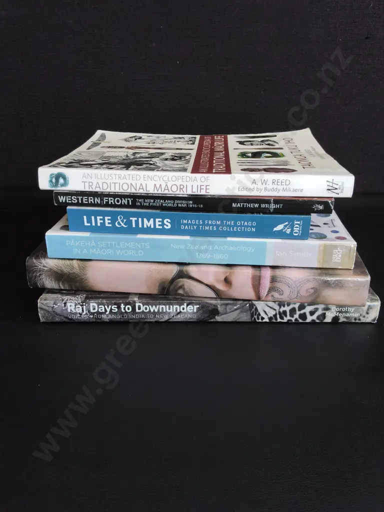 6 BOOKS ON NZ HERITAGE AND HISTORY Image 1++