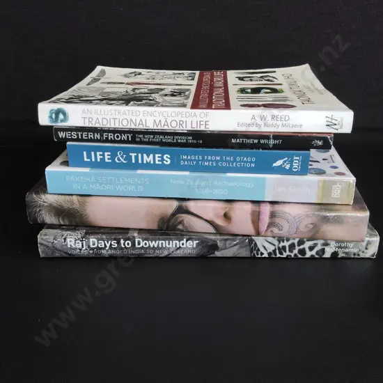 6 BOOKS ON NZ HERITAGE AND HISTORY