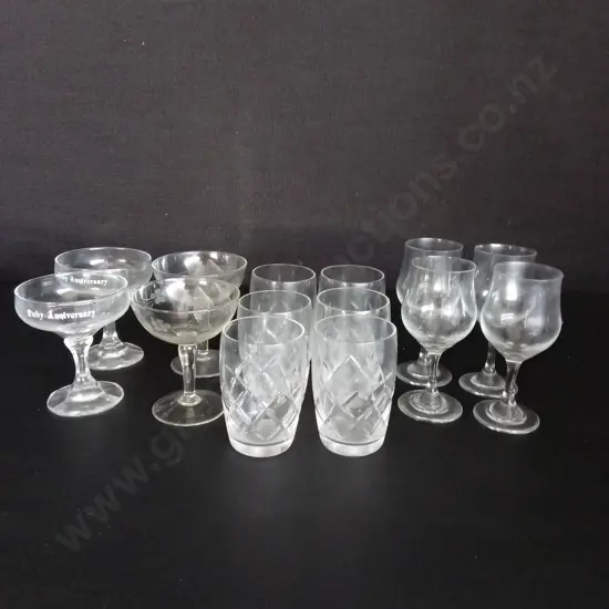 14 GLASSES TALLEST H13CM