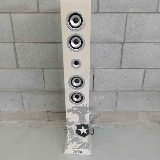 BLUETOOTH TOWER SPEAKER, VODKA CRUISER (WORKING) 1M TALL