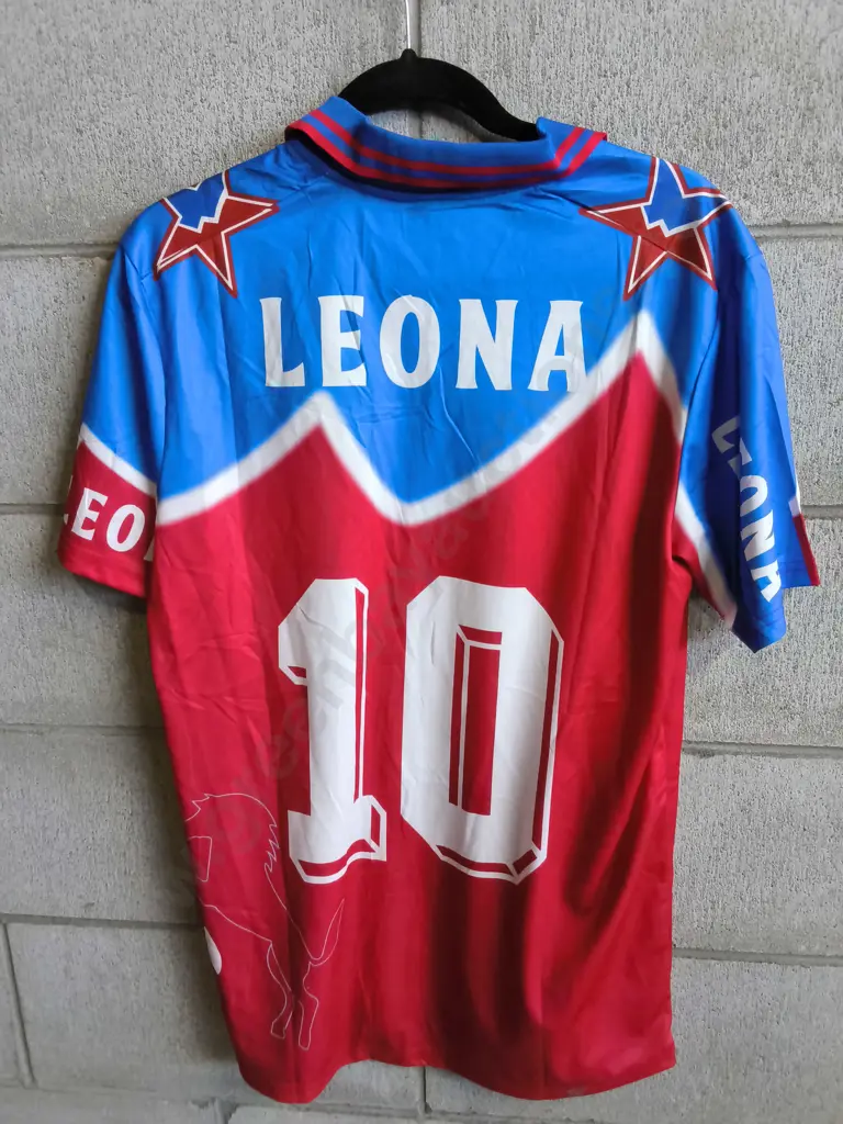 VINTAGE STYLE INDEPENDIENTE MEDELLÍN LEONA HOW FOOTBALL JERSERY SIZE XL Image 1++