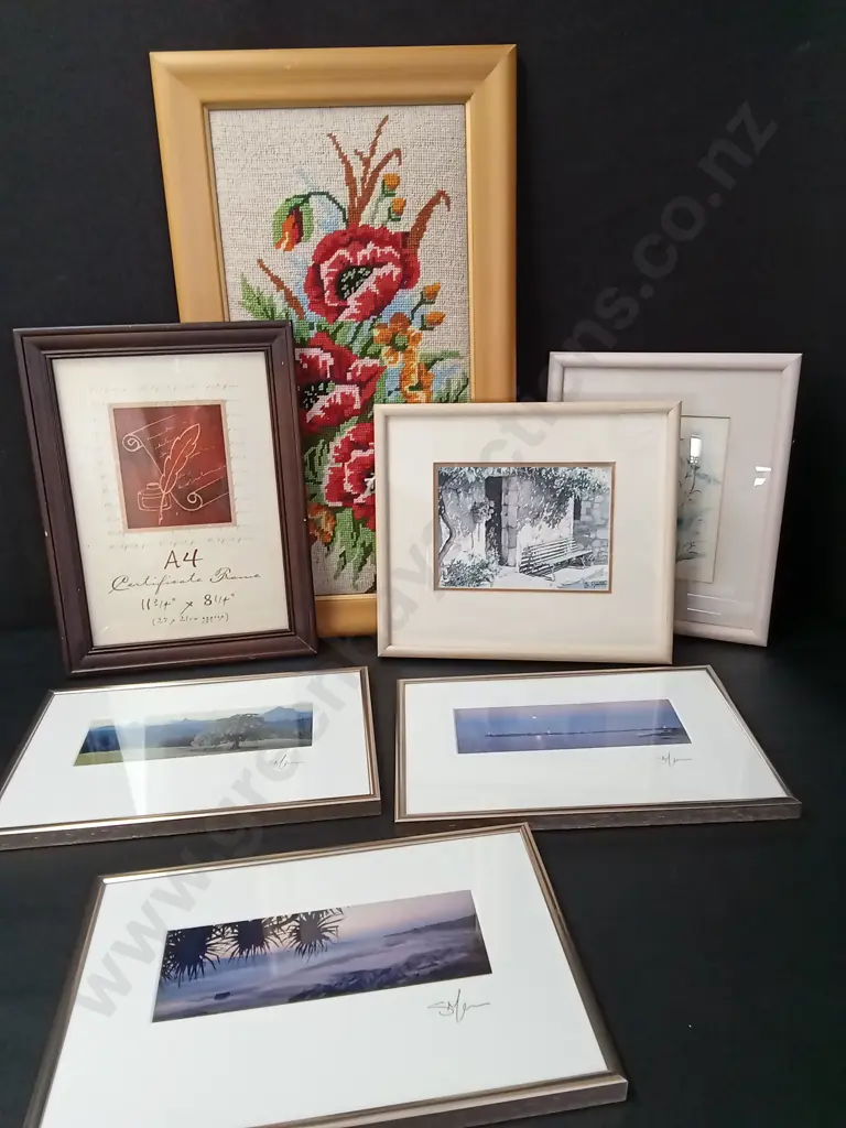 7 PHOTO FRAMES LARGEST H58CM L34CM Image 1++