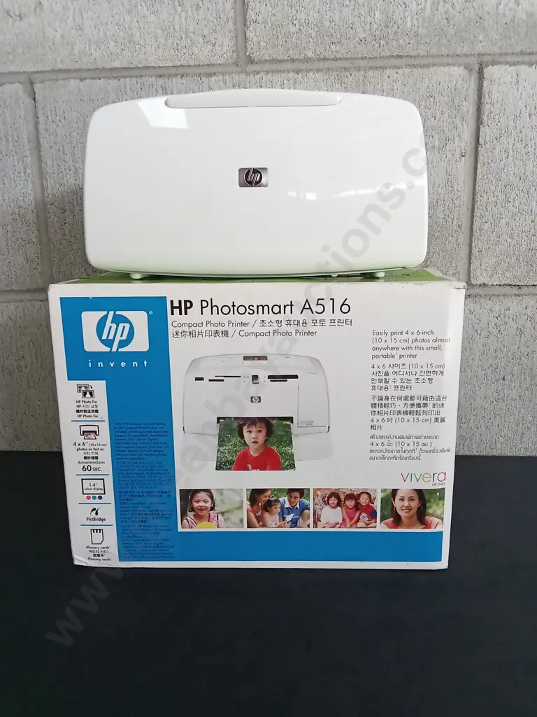 HP COMPACT PHOTO PRINTER, PHOTOSMART A516 (UNTESTED) Image 1++