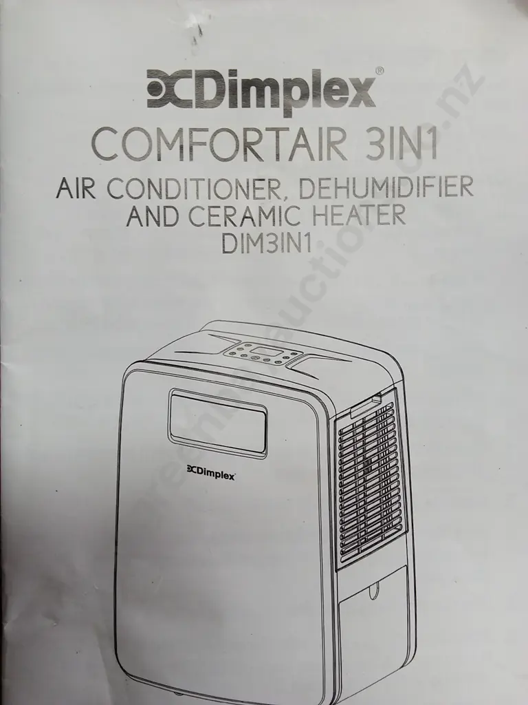 DIMPLEX COMFORTAIR 3IN1 AIR CONDITIONER, DEHUMIDIFIER, AND CERAMIC HEATER, DIM3IN1. Image 1++