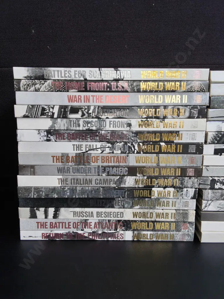 COLLECTION OF VINTAGE TIME LIFE WORLD WAR II BOOKS, 30 HARDCOVER VOLUMES Image 1++