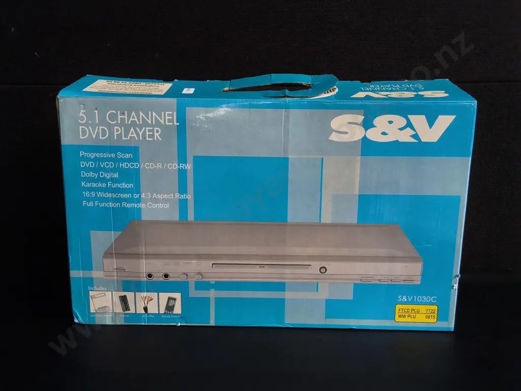 BRAND NEW S&V DVD PLAYER, BOXED Image 1++