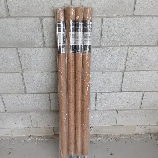 4 BRAND NEW COCO PLANT POLES 120CM