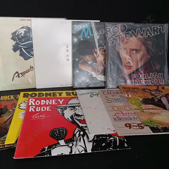10 VINYL RECORDS