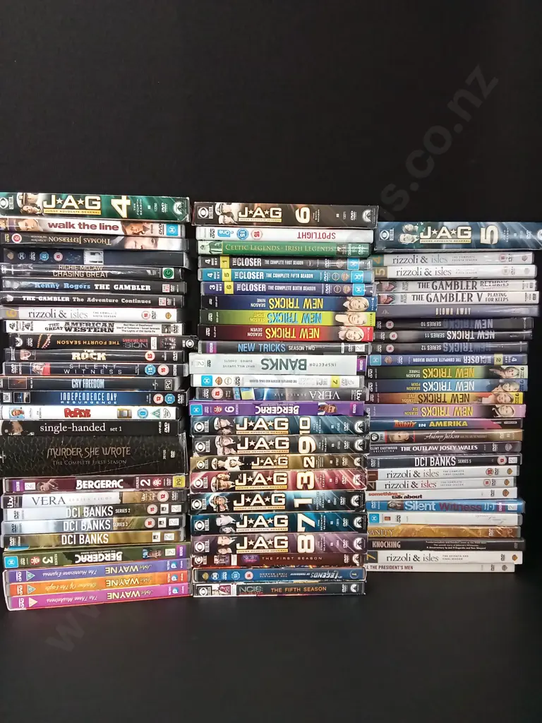 BOX OF DVDS Image 1++