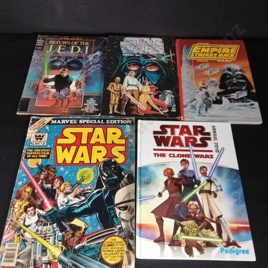 5 VINTAGE STAR WARS COMICS