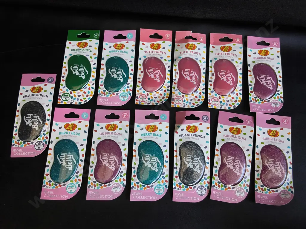BRAND NEW JELLY BELLY AIR FRESHENERS, 13 PIECES Image 1++