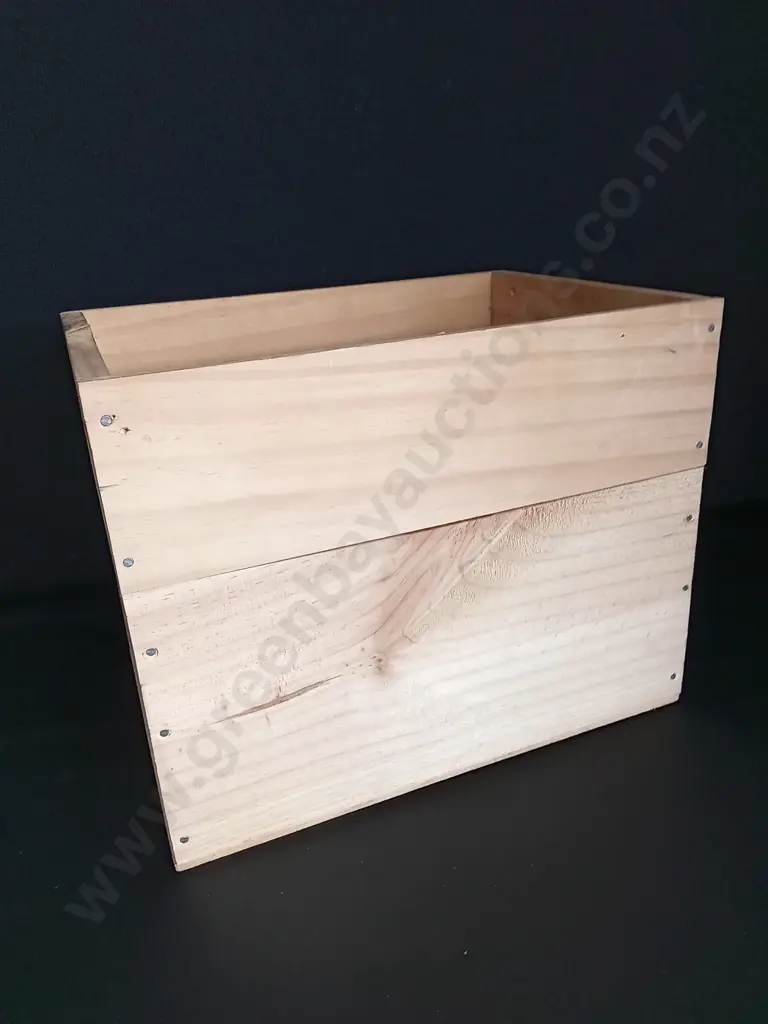 WOODEN WINE CRATE L41CM H32.5CM D29CM Image 1++