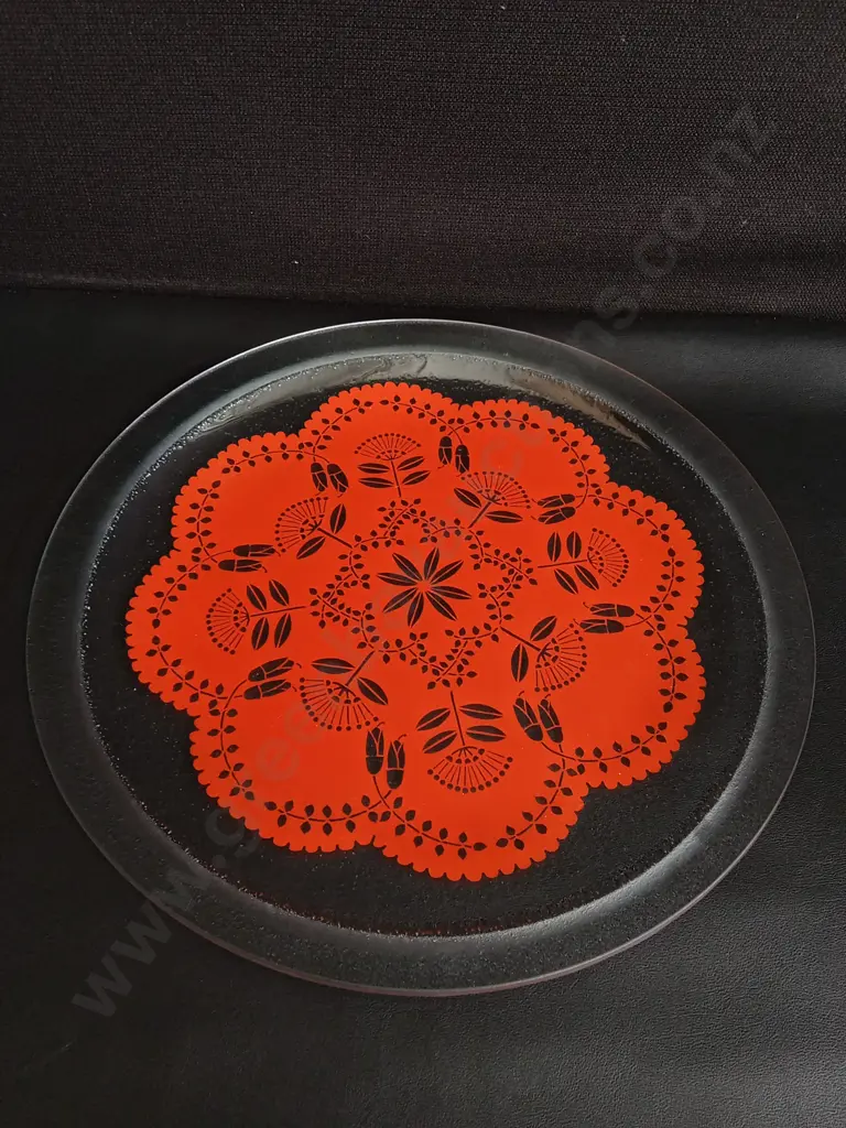 GLASS PLATTER, DIA 40 CM Image 1++
