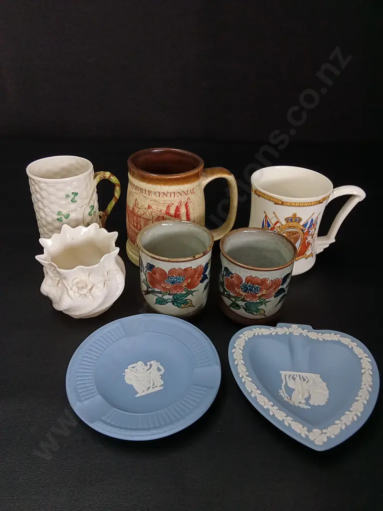 VINTAGE DISHES INCLUDING, WEDGEWOOD TRINKET DISHES Image 1++