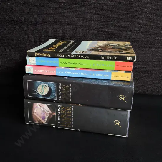 5 HARRY POTTER AND LORD OF THE RINGS BOOKS