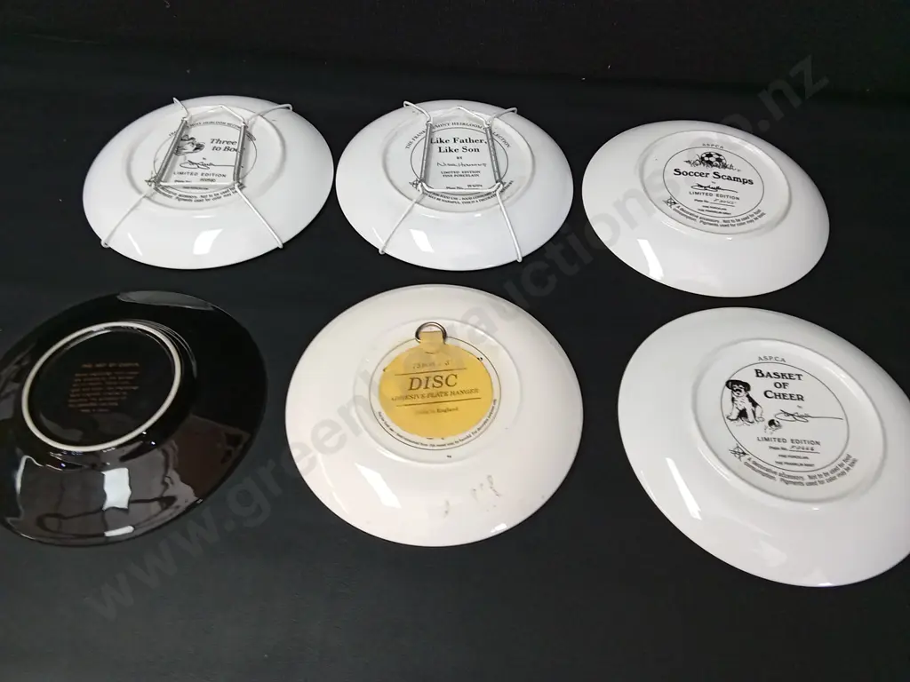 6 DECORATIVE PLATES LARGEST DIA 20CM Image 1++