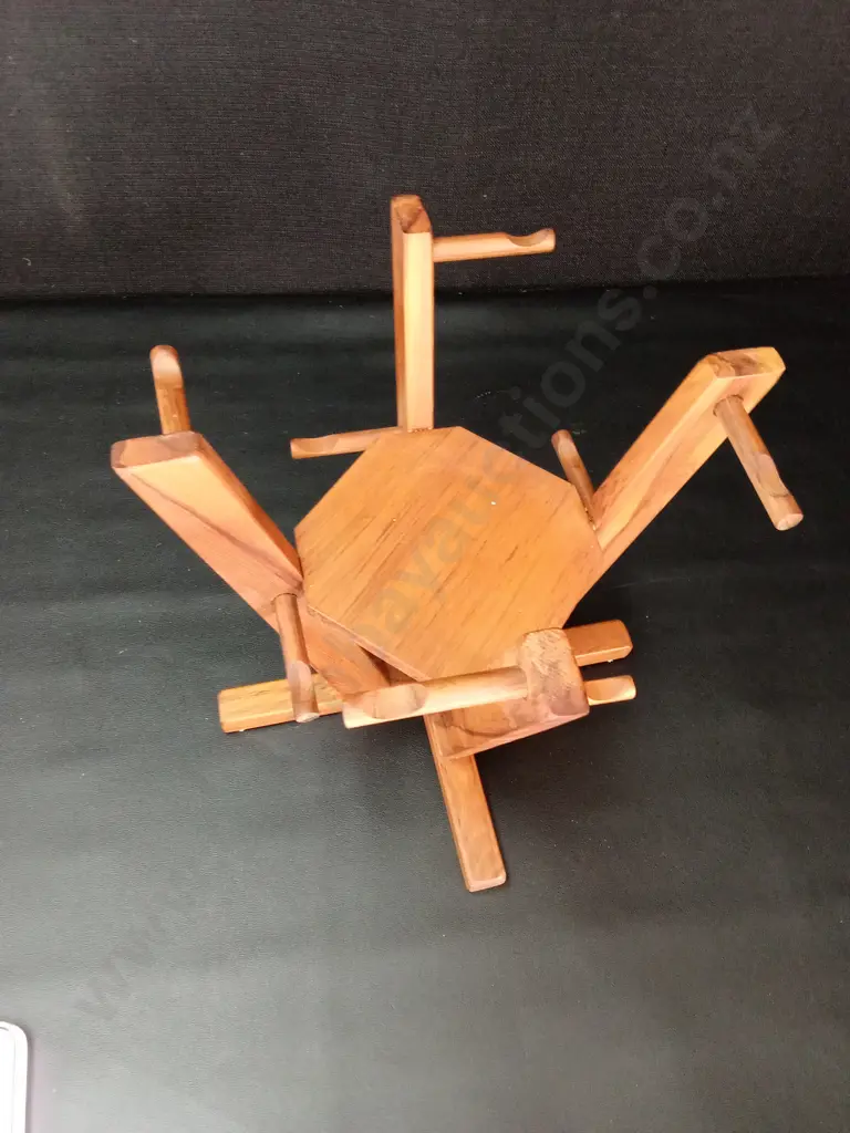 VINTAGE WOODEN INKLE LOOM H27CM Image 1++