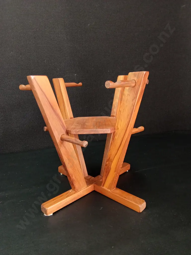 VINTAGE WOODEN INKLE LOOM H27CM Image 1++