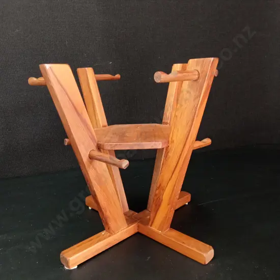 VINTAGE WOODEN INKLE LOOM H27CM