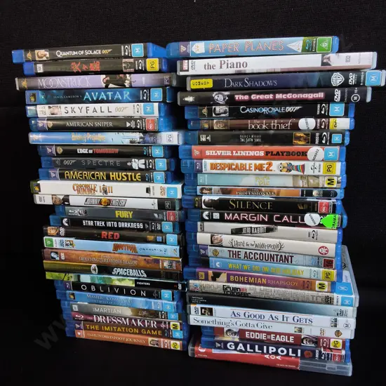 COLLECTION OF DVDS