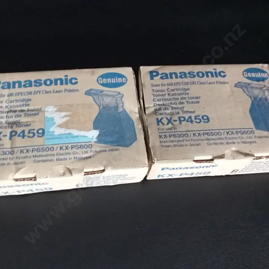 2 PANASONIC TONER CARTRIDGES