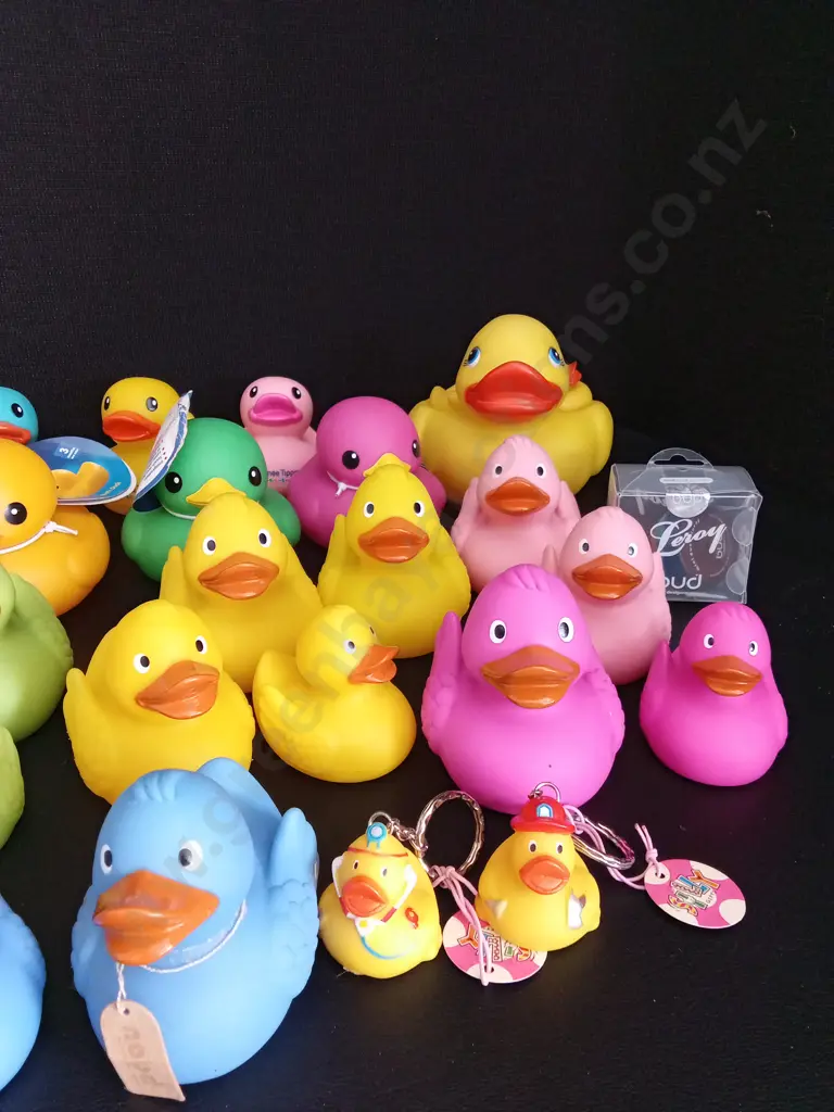 COLLECTION OF RUBBER DUCKS Image 1++