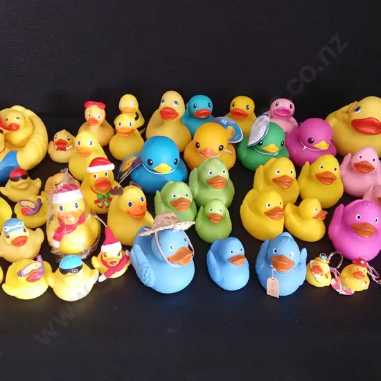 COLLECTION OF RUBBER DUCKS