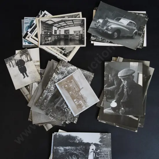 MIX OF VINTAGE PHOTOS AND POSTCARDS
