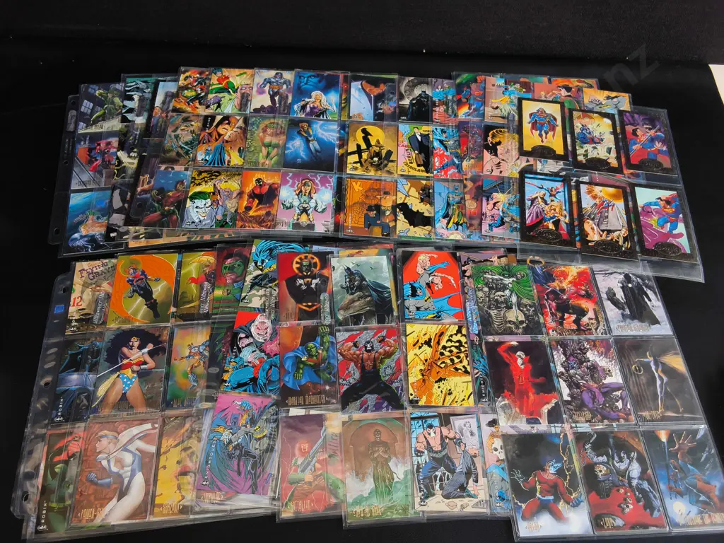 VINTAGE COMIC BOOK TRADING CARDS, MARVEL, X MEN, DC, ETC Image 1++