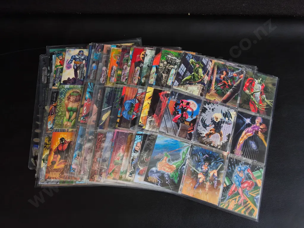 VINTAGE COMIC BOOK TRADING CARDS, MARVEL, X MEN, DC, ETC Image 1++