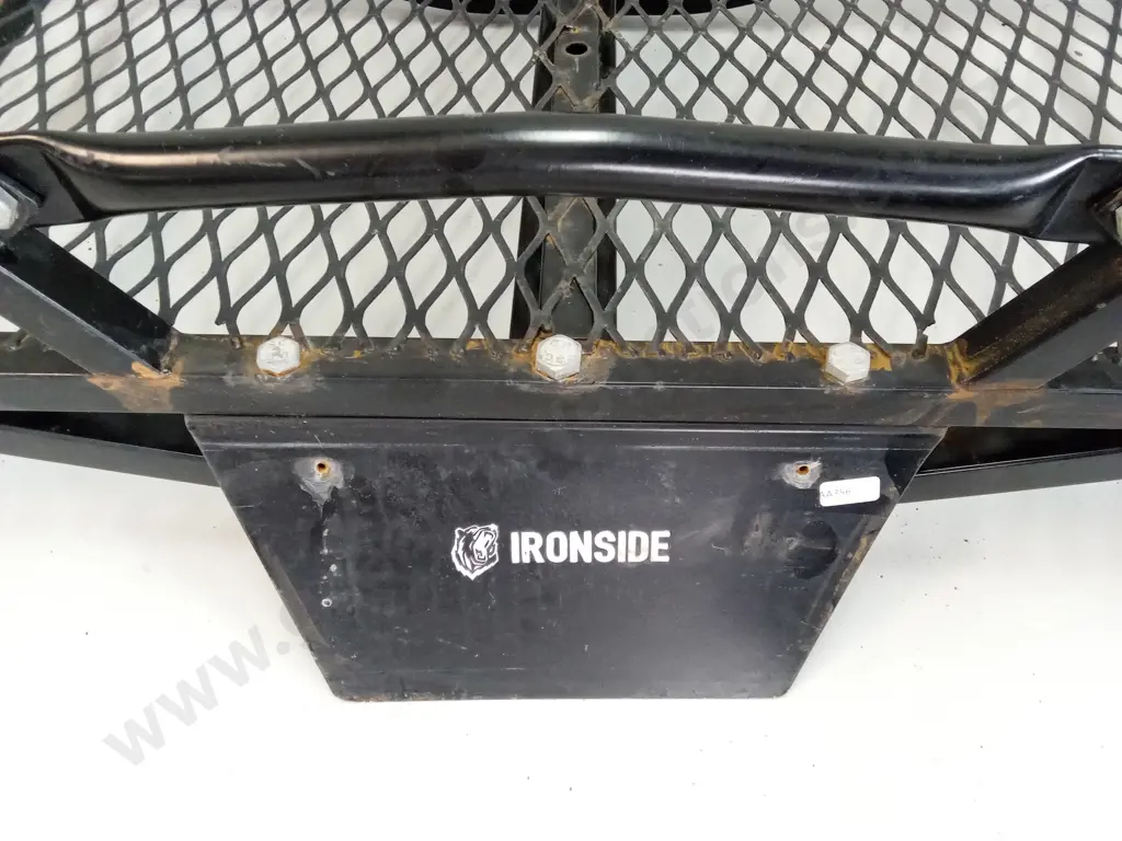 BLACK STEEL HITCH-MOUNTED CARGO CARRIER, H 98CM X L 150CM X D 21CM Image 1++