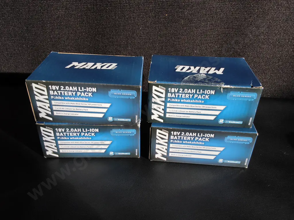 4 BRAND NEW MAKO BATTERY PACKS Image 1++