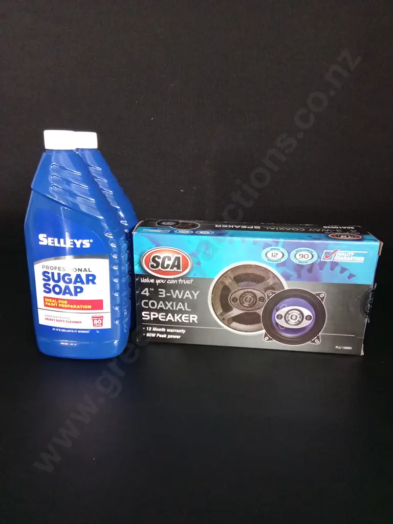 2 SELLEYS PROFESSIONAL SUGAR SOAP AND A SCA 3-WAY COAXIAL SPEAKER Image 1++