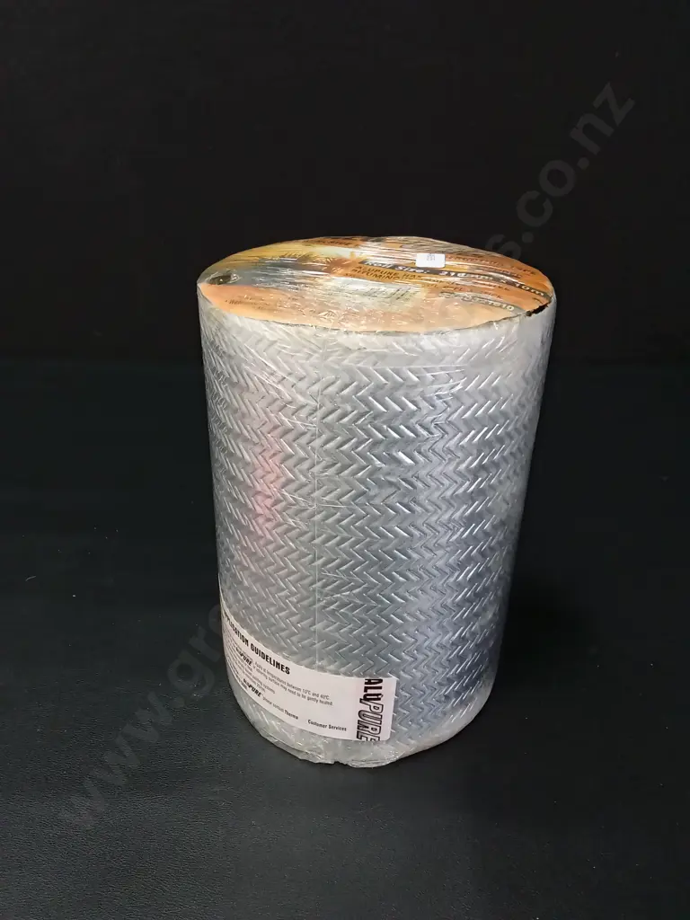 ALUPURE SELF ADHESIVE EMBOSSED CONSTRUCTION TAPE 216MM - 10M Image 1++
