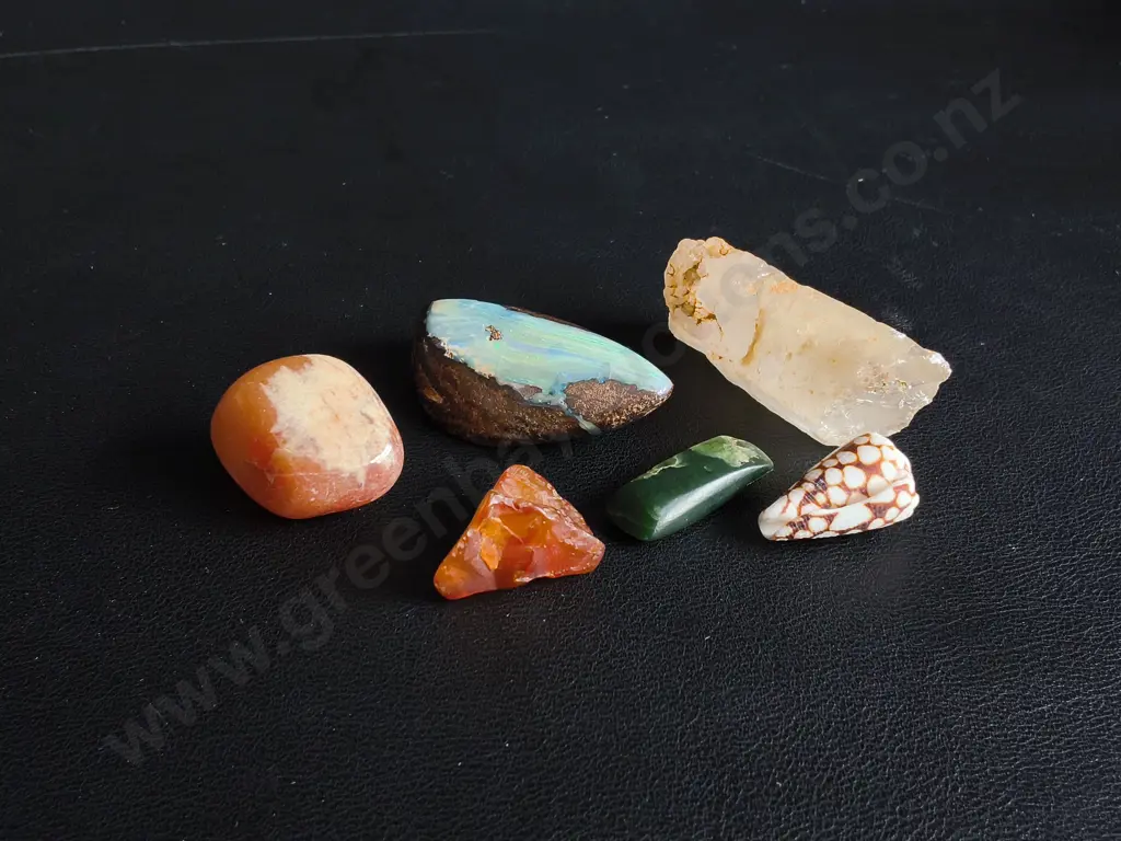 POLISHED AND TUMBLED STONES AND SHELL Image 1++