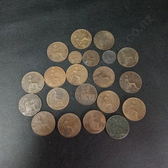 COLLECTION OF VINTAGE COINS, EARLIEST DATE 1860