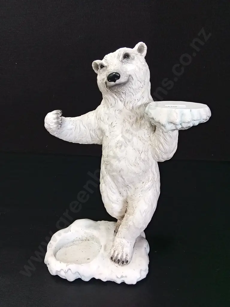 VINTAGE BUNDABERG "BUNDY BEAR" BOTTLE HOLDER FIGURINE H34CM Image 1++