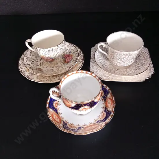 3 VINTAGE TEA SETS INCLUDING ROYAL ALBERT, J FRYER AND SON AND T. F & S LTD