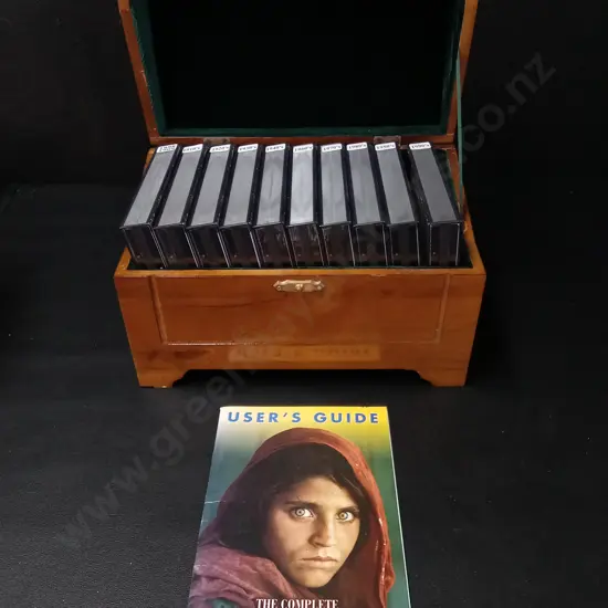 THE COMPLETE NATIONAL GEOGRAPHIC - 108 YEARS OF THE MAGAZINE ON CD-ROMS, FULL SET IN WOODEN BOX L28.5CM