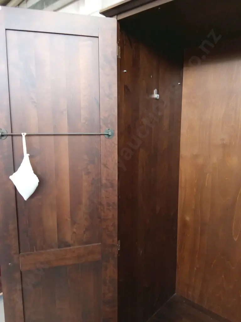 MARKS & SPENCER FREE STANDING WOODEN WARDROBE, H 193CM X W 106CM X D 60CM Image 1++