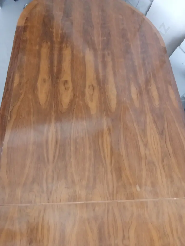 3.6M BOARDROOM TABLE, POLISHED TOP, PLUS 10 X HIGH QUALITY BOARDROOM GAS LIFT CHAIRS 120CM WIDE X 72CM HIGH Image 1++