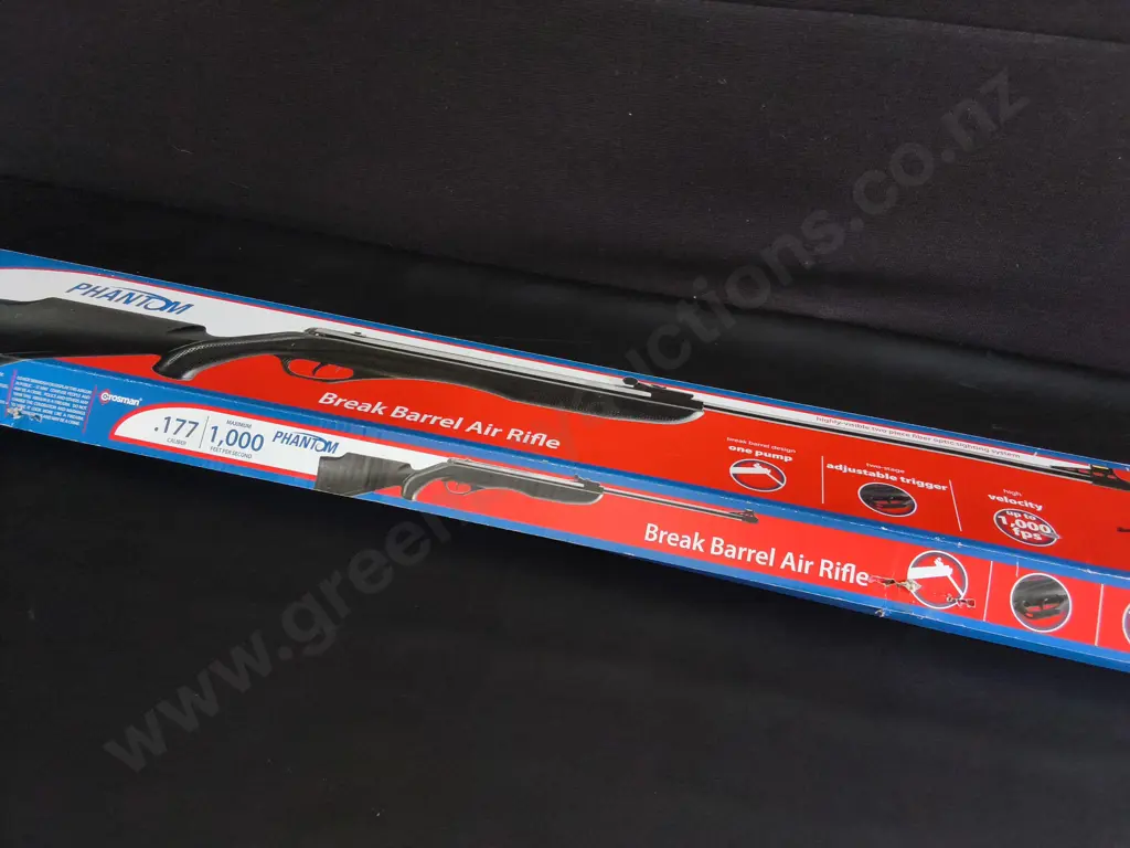 CROSMAN PHANTOM BREAK BARREL AIR RIFLE, BOXED Image 1++