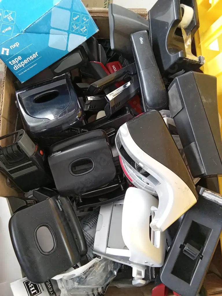BOX OF OFFICE SUPPLIES Image 1++