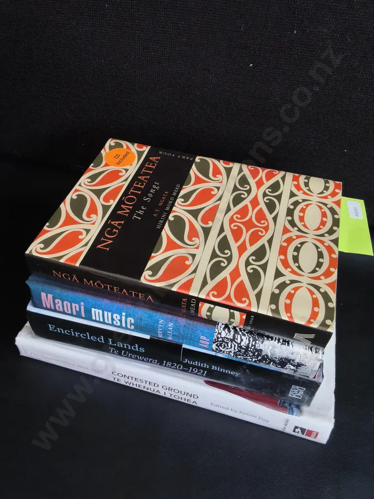4 BOOKS ON MĀORI HISTORY AND CULTURE Image 1++