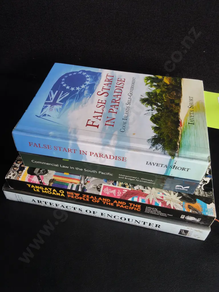 4 BOOKS ON PACIFIC HISTORY AND CULTURE Image 1++