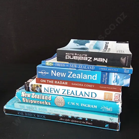 8 NEW ZEALAND BOOKS