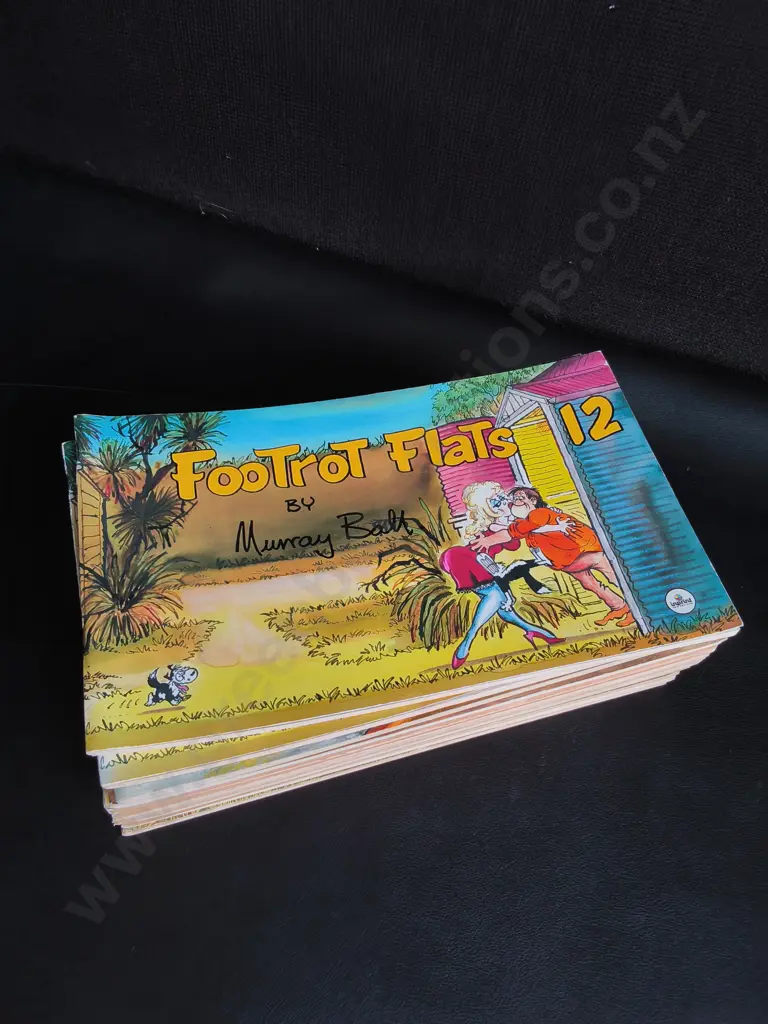 COLLECTION OF VINTAGE FOOTROT FLATS COMIC BOOKS, MURRAY BALL, 14 PIECES Image 1++