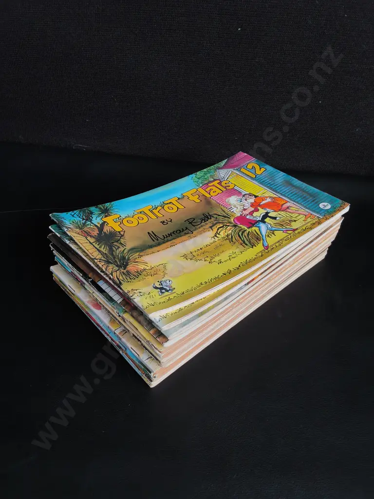 COLLECTION OF VINTAGE FOOTROT FLATS COMIC BOOKS, MURRAY BALL, 14 PIECES Image 1++